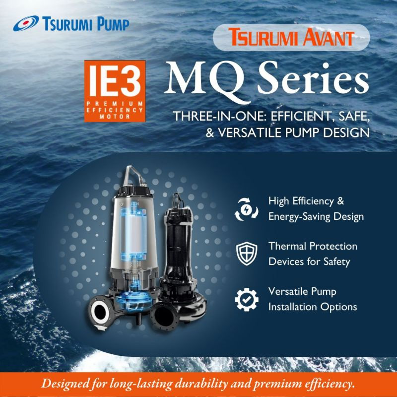 Tsurumi Avant Premium Grade Submersible Sewage Pump