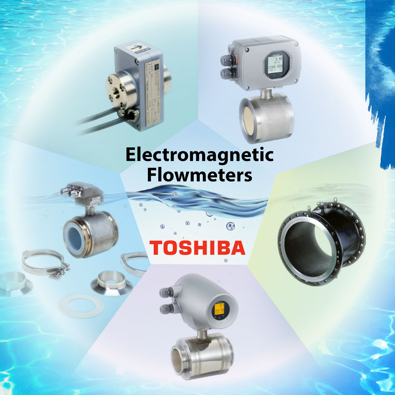Toshiba Electromagnetic Flowmeters