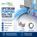John Crane Upstream Pumping seal face technology for reducing mechanical seal damage in pump applications.